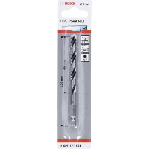 Bosch Accessories 2608577531 PointTeQ 1 ks spirálový vrták kov 7 mm