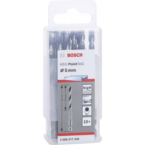 Bosch Accessories 2608577545 PointTeQ HSS kovový spirálový vrták 10dílná 5 mm DIN 338 1 ks
