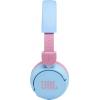 JBL JR 310 BT dětské sluchátka On Ear  Bluetooth®  světle modrá, růžová  složitelná, omezení hlasitosti, regulace hlasitosti