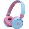 JBL JR 310 BT dětské sluchátka On Ear  Bluetooth®  světle modrá, růžová  složitelná, omezení hlasitosti, regulace hlasitosti