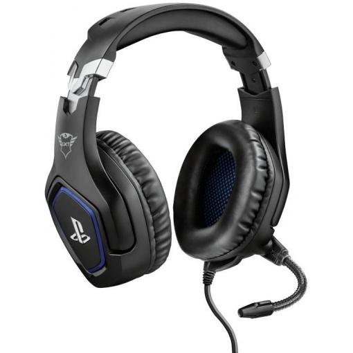 Trust GXT 488 FORZE Headset uzavřená (Over Ear) kabelová stereo černá Redukce šumu mikrofonu Vypnutí zvuku mikrofonu, regulace hlasitosti Gaming