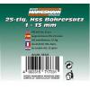 Brüder Mannesmann M54341 sada spirálových vrtáků 25dílná 1 mm, 1.5 mm, 2 mm, 2.5 mm, 3 mm, 3.5 mm, 4 mm, 4.5 mm, 5 mm, 5.5 mm, 6 mm, 6.5 mm, 7 mm, 7.5 mm, 8