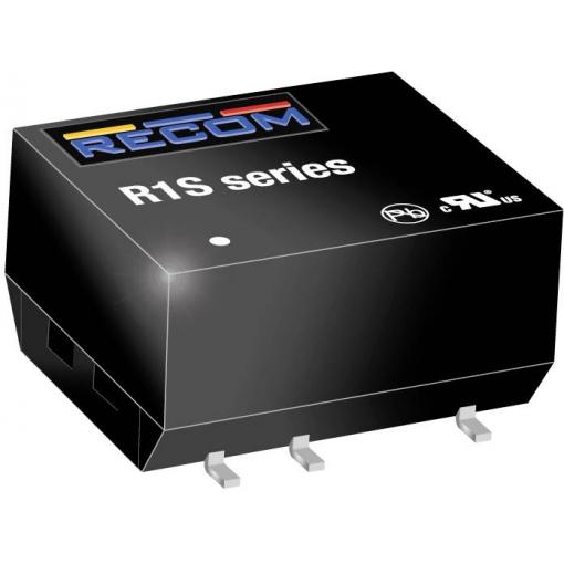 RECOM R1S-0515 DC/DC měnič napětí, SMD 15 66 mA 1 W Počet výstupů: 1 x Obsah 1 ks