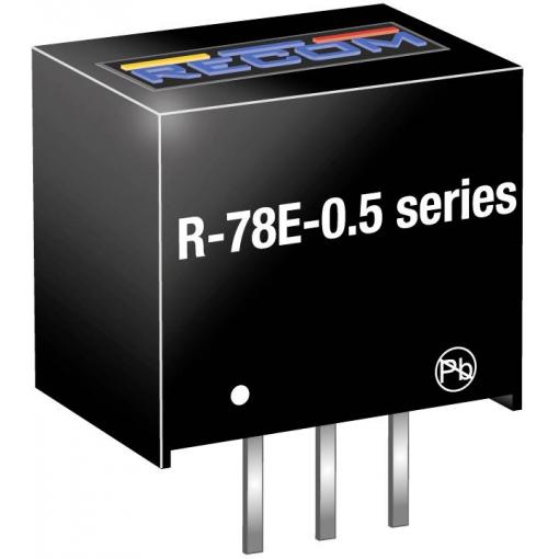RECOM R-78E12-0.5 DC/DC měnič napětí do DPS 12 500 mA Počet výstupů: 1 x Obsah 1 ks