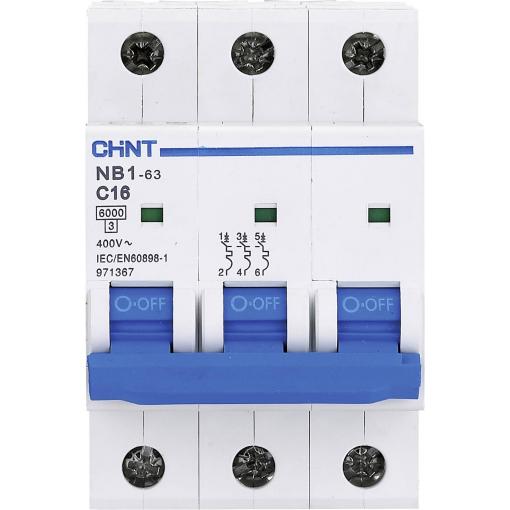 Chint 179859 NB1L elektrický jistič 3pólový 32 A