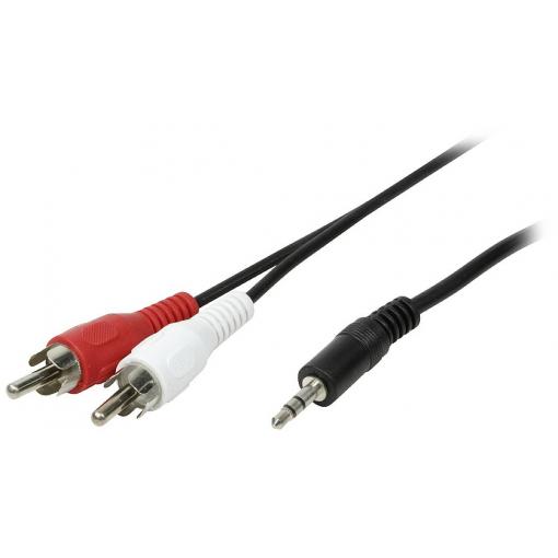LogiLink CA1042 jack / cinch audio kabel 1.50 m černá (matná)