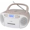 Reflexion RCR2260PK RCR2260PK rádio s CD, FM, AUX, CD, kazeta, růžová, bílá