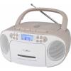 Reflexion RCR2260PK RCR2260PK rádio s CD, FM, AUX, CD, kazeta, růžová, bílá