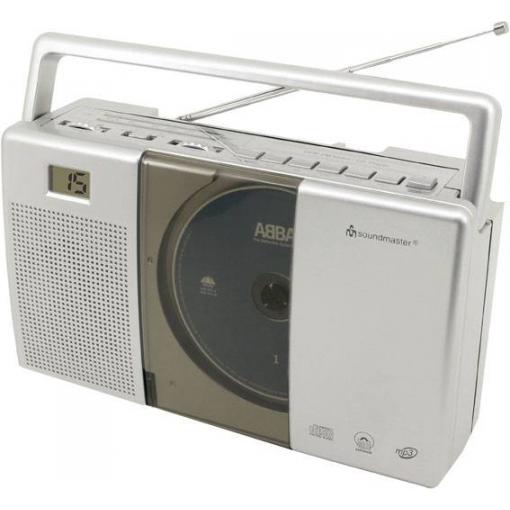 soundmaster RCD1185 rádio s CD FM CD šedá