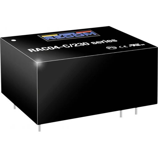 RECOM RAC04-05SC/230 AC/DC zdroj do DPS 5 V 4 W