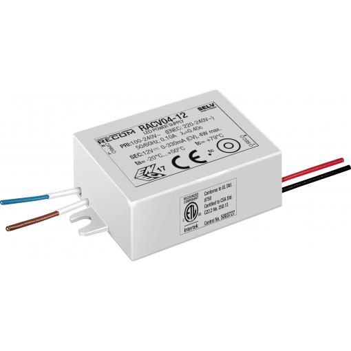 RECOM LED driver 4 W 0 - 330 mA 12 V/DC 1 ks