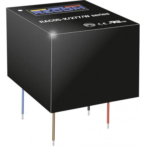 RECOM RAC05-12SK/277/W AC/DC zdroj do DPS 12 V 5 W
