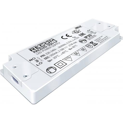 RECOM LED driver 21 W 350 mA 2 - 59 V/DC