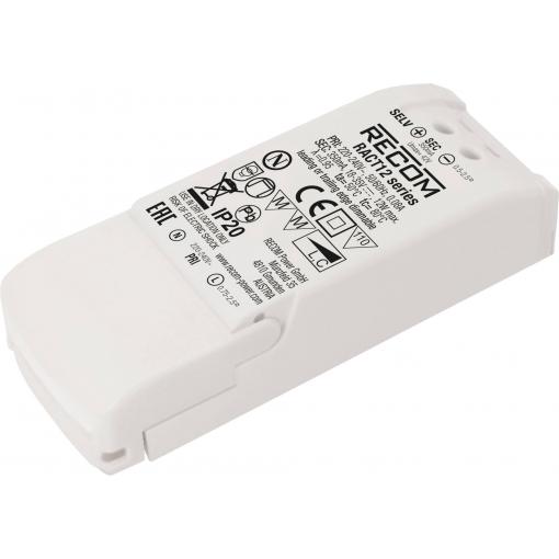 RECOM LED driver 12 W 500 mA 12 - 24 V/DC