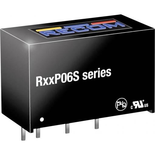 RECOM R12P06S DC/DC měnič napětí do DPS 167 mA 1 W Počet výstupů: 1 x Obsah 1 ks