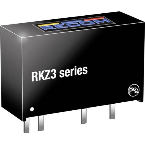 RECOM RKZ3-0505S DC/DC měnič napětí do DPS 600 mA 3 W Počet výstupů: 1 x Obsah 1 ks