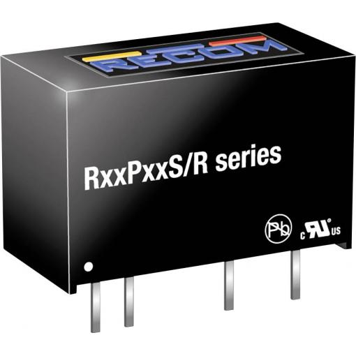 RECOM R05P05S/R8 DC/DC měnič napětí do DPS 200 mA 1 W Počet výstupů: 1 x Obsah 1 ks