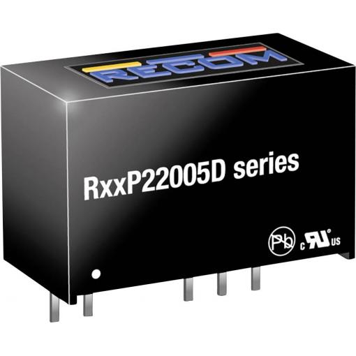 RECOM R15P22005D DC/DC měnič napětí do DPS 200 mA 2 W Počet výstupů: 2 x Obsah 1 ks