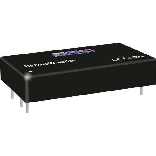 RECOM RPA60-2412SFW/P DC/DC měnič napětí 12 V/DC 12 V/DC, -12 V/DC 5 A 60 W Počet výstupů: 1 x Obsah 1 ks