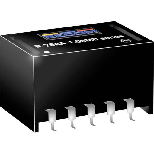 RECOM R-78AA3.3-1.0SMD DC/DC měnič napětí, SMD 12 V/DC 5 V/DC 1 A Počet výstupů: 1 x Obsah 1 ks