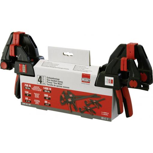Bessey EZM-EZL-Set jednoruční svorka Rozpětí (max.):300 mm Délka vyložení:80 mm