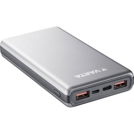 Varta Power Bank Fast Energy 15000 powerbanka 15000 mAh Quick Charge 3.0 Li-Pol USB-C® šedá