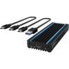 ICY BOX IB-1824ML-C31, Type-C® USB 3.1 (Gen 2) zu PCIe NVMe M.2 2230/2242/2260/2280 SSD Pouzdro pro SSD M.2 USB-C™ (USB 3.2 Gen 2) 10 GBit/s M.2 PCIe NVMe