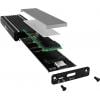 ICY BOX IB-1824ML-C31, Type-C® USB 3.1 (Gen 2) zu PCIe NVMe M.2 2230/2242/2260/2280 SSD Pouzdro pro SSD M.2 USB-C™ (USB 3.2 Gen 2) 10 GBit/s M.2 PCIe NVMe