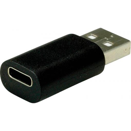 Value USB 2.0 adaptér [1x USB 2.0 zástrčka A - 1x USB-C® zásuvka] 0 mm
