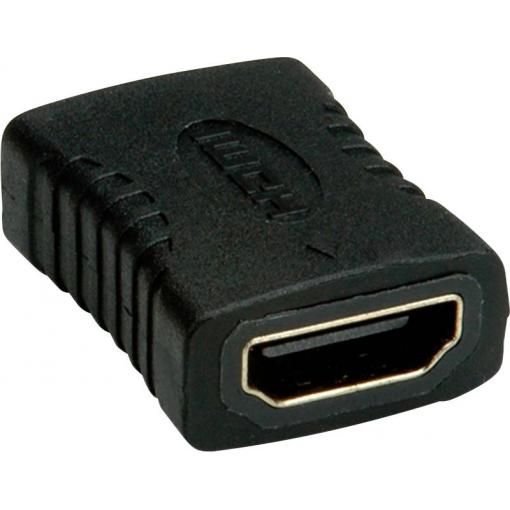 Roline 12.03.3151 HDMI adaptér [1x HDMI zásuvka - 1x HDMI zásuvka] černá 0 mm