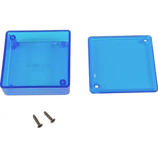 Hammond Electronics 1551TTBU univerzální pouzdro 60 x 60 x 20 ABS modrá (transparentní) 1 ks