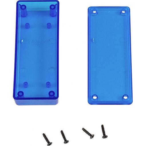 Hammond Electronics 1551UTBU univerzální pouzdro 100 x 40 x 20 ABS modrá (transparentní) 1 ks