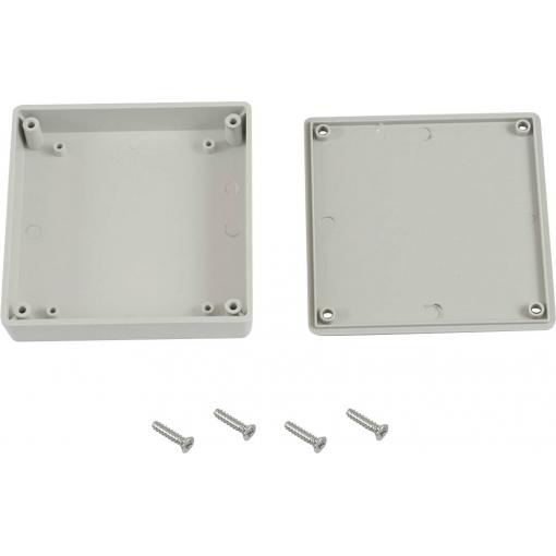 Hammond Electronics 1551XGY univerzální pouzdro 80 x 80 x 20 ABS šedá 1 ks