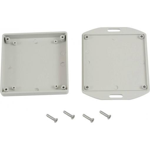 Hammond Electronics 1551XXFLGY univerzální pouzdro 80 x 80 x 15 ABS šedá 1 ks