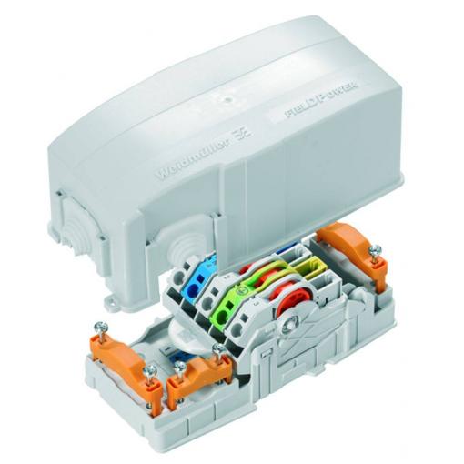 Weidmüller 1963570000 POWERTERMINAL LG rozvodný box Pro kabel o rozměru: 2.5-6 mm² Tuhost (příčný řez): 1.5-6 mm² 1 ks šedá