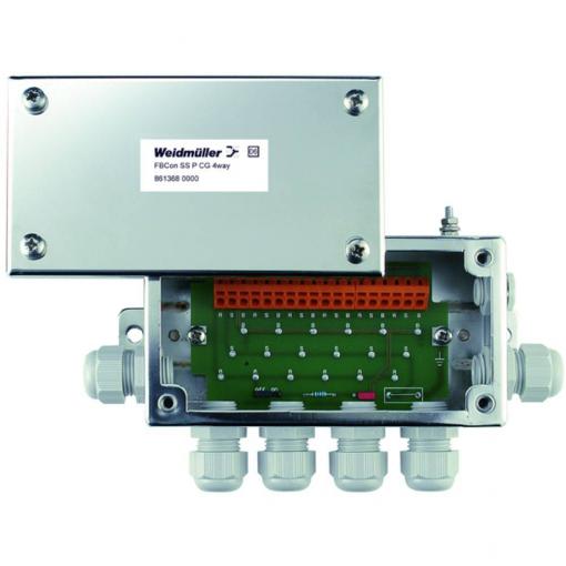 Weidmüller FBCON SS PCG 4WAY 8613680000 pasivní box senzor/aktor standardní rozdělovač PROFIBUS-PA EEx(ia) 1 ks Piece