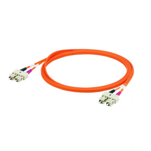 Weidmüller 8876350100 optické vlákno optické vlákno kabel 10.00 m oranžová [1x zástrčka SC - 1x zástrčka SC] 50/125 µ Multimode OM2