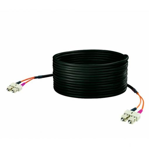 Weidmüller 8876430050 optické vlákno optické vlákno kabel 5.00 m černá [1x zástrčka SC - 1x zástrčka SC] 50/125 µ Multimode OM2