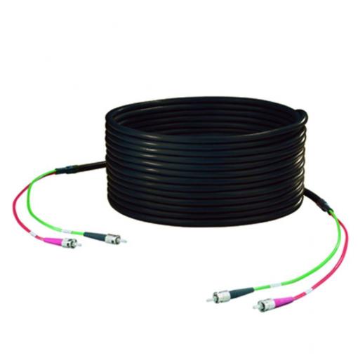 Weidmüller 8876450050 optické vlákno optické vlákno kabel 5.00 m černá [1x ST zástrčka - 1x ST zástrčka] 50/125 µ Multimode OM2