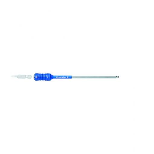 Weidmüller WK 1/4 C6,3 E6,3 9202510000 Screwdriver insert, Blade width (B): Blade thickness (A): 160 mm 1/4 (6,3 mm)