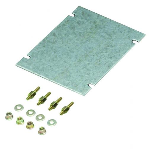Weidmüller MP TBF 19/15 Mounting plate (d x š) 134 mm x 99 mm ocelový plech stříbrná 1 ks