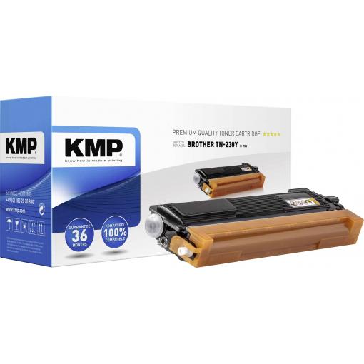 KMP náplň do tiskárny náhradní Brother TN-230Y, TN230Y kompatibilní žlutá 1400 Seiten B-T35