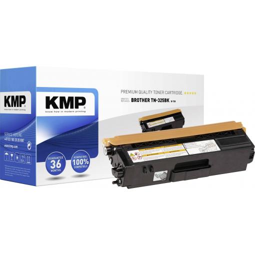 KMP náplň do tiskárny náhradní Brother TN-325BK, TN325BK kompatibilní černá 4000 Seiten B-T38