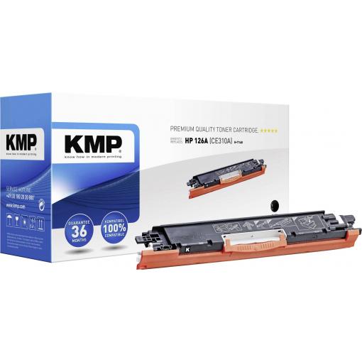 KMP Toner náhradní HP 126A, CE310A kompatibilní černá 1200 Seiten H-T148 1226,0000