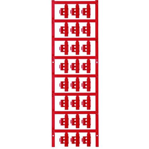 Weidmüller 1805790000 SFC 2/21 NEUTRAL RT ochranný štítek Druh montáže: přichycení sponami Potisknutelná plocha: 4.10 x 21 mm červená Počet markerů: 120 120 ks