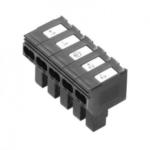 Weidmüller 1009990000, PTDS 4 DC, bezpečnostní konektor, 0.5-4 mm², kontakty 5, černá, 10 ks
