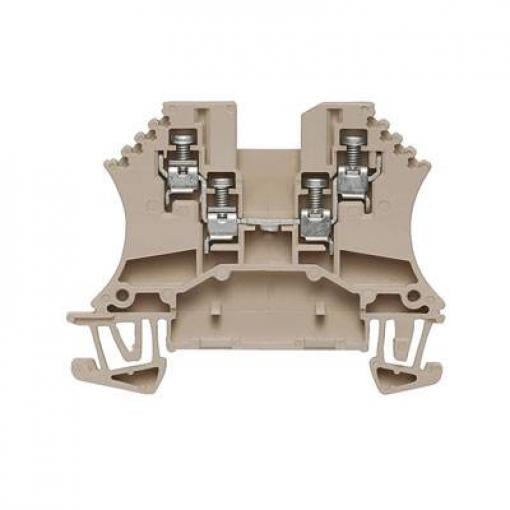 W-Series, Feed-through terminal, Rated cross-section: 1,5 mm², Screw connection, Direct mounting WDU 1.5/ZZ 1031400000 Tmavě béžová Weidmüller 100 ks