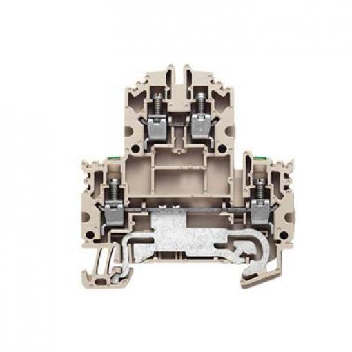 Weidmüller 1041950000 řadová svorka průchodky šroubovací Tmavě béžová 100 ks