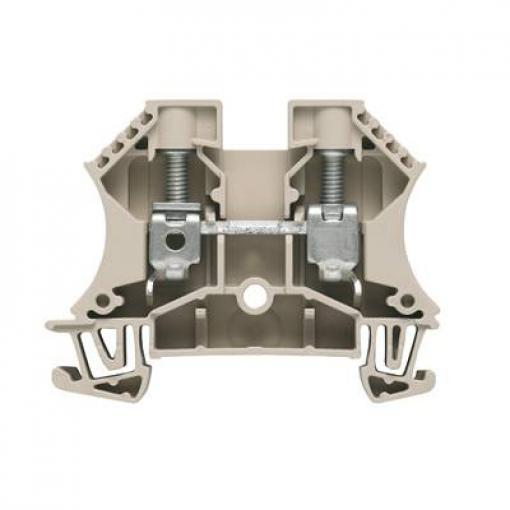 W-Series, Feed-through terminal, Rated cross-section: 10 mm², Screw connection, Direct mounting WDU 10/ZR 1042400000 Tmavě béžová Weidmüller 50 ks