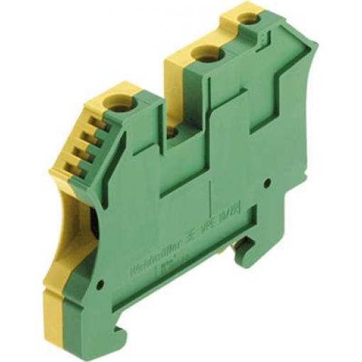 W-Series, PE terminal, Rated cross-section: 10 mm², Screw connection, Direct mounting WPE 10/ZR 1042500000 zelenožlutá Weidmüller 50 ks